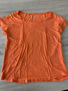 Camiseta Cartoon naranja talla XS ~ 34 - como nueva mujer manga corta verano - Imagen 1 de 3