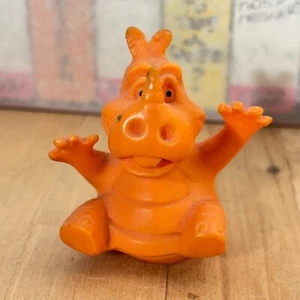 Vintage 1970s Crest Toothpaste Rhino Finger Puppet, Rubber Premium 2.5"h - Picture 1 of 5