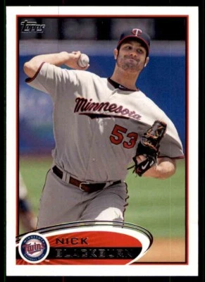 2012 Topps Nick Blackburn #316 Minnesota Twins - Image 1 of 2