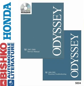 2007 2008 2009 Honda Odyssey Shop Service Repair Manual CD - Picture 1 of 1