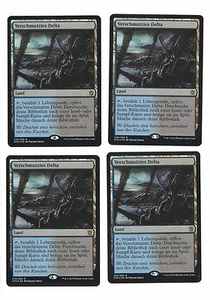 1x Polluted Delta - FOIL - German - FBB - EDH - Vintage - Modern #0474 - Picture 1 of 2