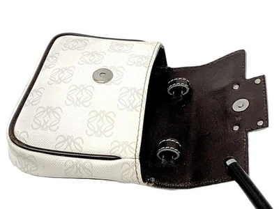 LOEWE White PVC Waist Pouch Mini Pouch A - Image 1 of 4