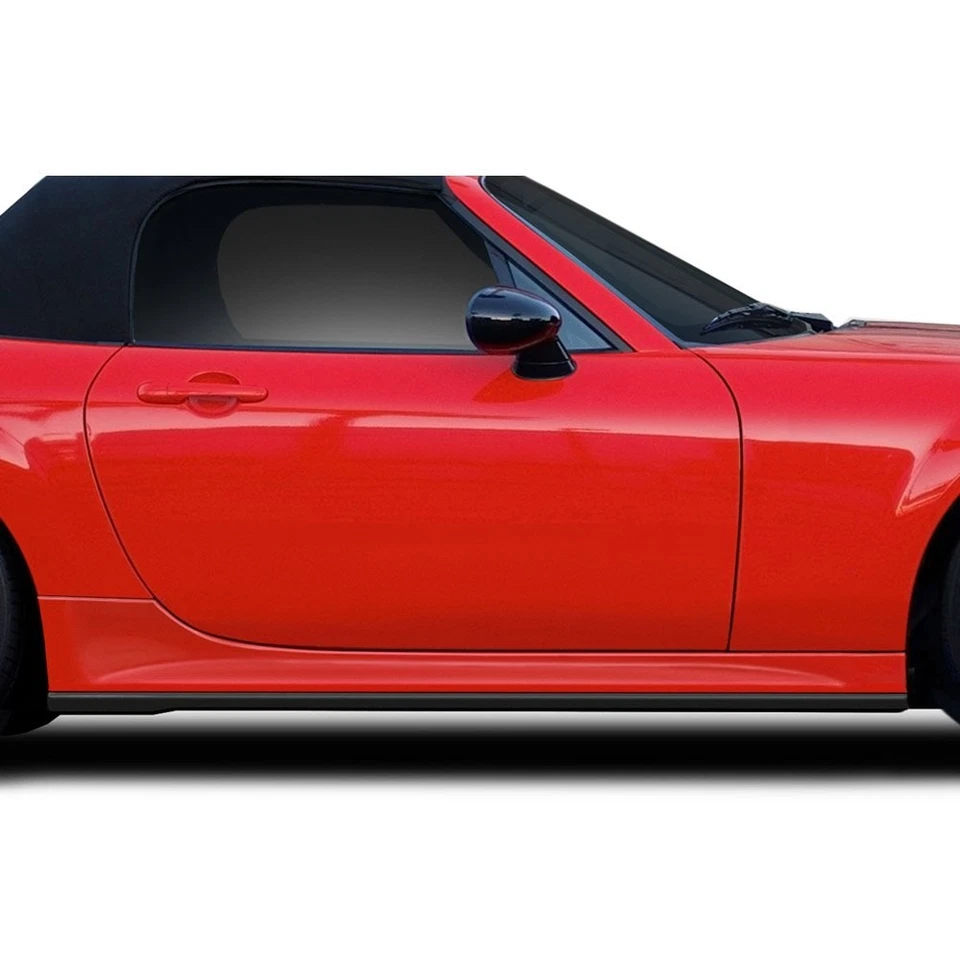 For Mazda MX-5 Miata 06-15 M Speed Style Fiberglass Side Skirts Unpainted Foto 1 de 4