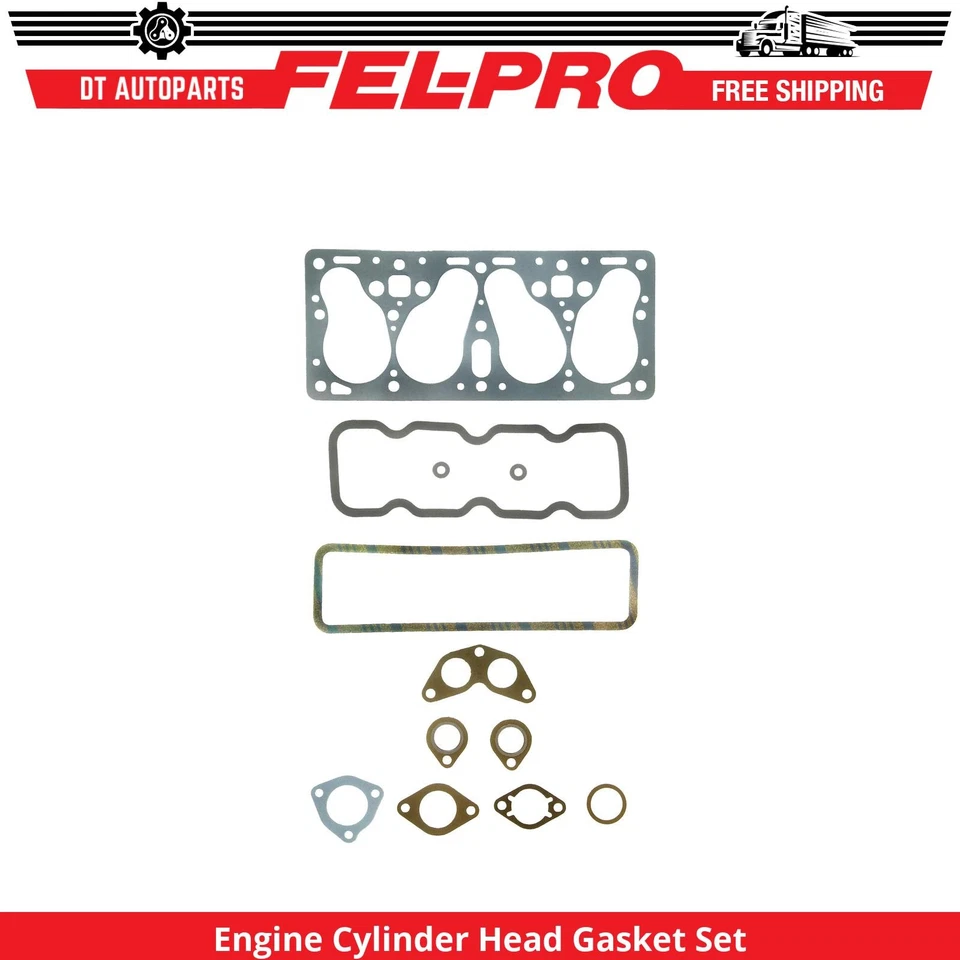 Juego de juntas de culata de motor Fel-Pro 1960 1961 para Jeep CJ5 1959-1973 2,2 L L L4 Foto 1 de 1