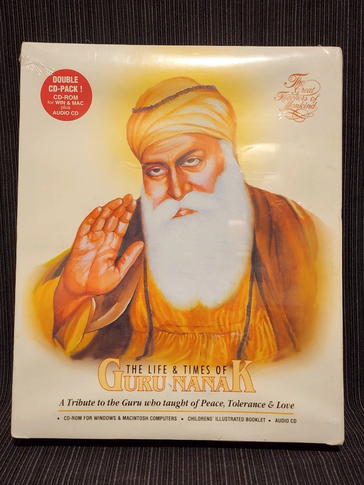 The Life & Times of Guru Nanak CD-ROM & Audio CD Pack 1997 Windows Mac Vintage - Image 1 of 4