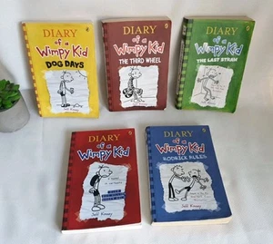 📚Diary Of A Wimpy Kid : CHOOSE ea : 1 2 3 4 7 Jeff Kinney PB - Picture 1 of 5