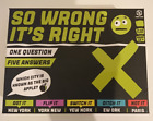 So Wrong It's Right - Quick Thinking Quiz with a Twist - Party Card Game - New