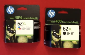 Oryginalne wkłady HP 1x HP 62XL Black + 1x HP 62XL Color Multipack z fakturą - Zdjęcie 1 z 1