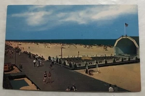 Band Stand, Beach & Boardwalk Ocean City, MD. Postcard (X2) - Picture 1 of 2