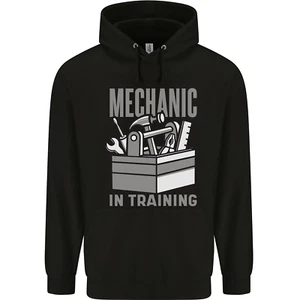 Funny Mechanic in Training Childrens Kids Hoodie - Picture 1 of 64