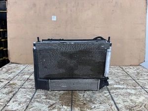 FORD MUSTANG ECOBOOST 15-23 OEM RADIATOR AC CONDENSER FAN INTERCOOLER ASSY 2.3T - Picture 1 of 16