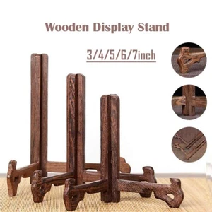 Tall Wooden Display Stand Holder Easels For Plates Photos Home Decoration b - Picture 1 of 14