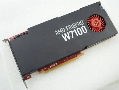 Dell KVMR4 AMD FirePro W7100 8GB GDDR5 4x DisplayPort PCI-e Video Graphics Card - Image 1 of 4