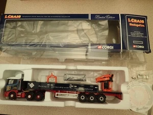 Corgi 1:50 CC12218 Scania Dropside Crane Trailer Ian Craig Ltd Undisplayed #2800 - Picture 1 of 18