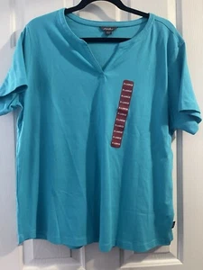 Eddie Bauer Women's Short Sleeve V-Neck Tee - Picture 1 of 5