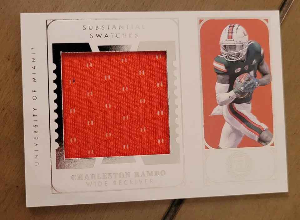 Charleston Rambo 2022 Chronicles Draft Encased Substantial Swatches Rookie RC - Image 1 of 2