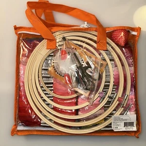 Embroidery Starter Kit, 200 Colors Of Floss, Extras, 5 Hoops for Adults & Kids - Picture 1 of 15