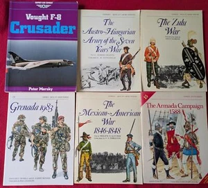 Osprey Military History Book Bundle Airforce Army Soldiers War Warfare Reference - Picture 1 of 4