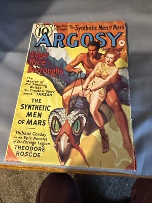 Argosy Weekly | Vol 287 #3 Edgar Rice Burroughs (1939) *VF+ - 8.5* - Image 1 of 4