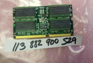  512MB 1RX4 SDRAM PC100 CL2  144-pin ECC SODIMM 100MHz  SINGLE RANK 64X4 - Picture 1 of 1