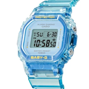 CASIO BABY-G BGD-565SJ-2JF See-Through Design Digital Watch Clear Blue 37.9mm - Picture 1 of 7