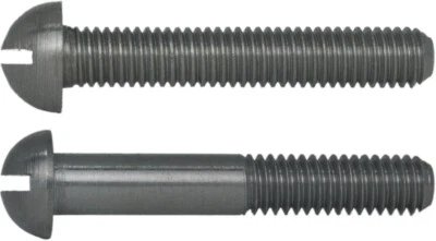 Testa Semi Arrotondata Vite din 86 Oldtimer Restauro Stahl Vuoto Vz Nichelato A2 - Immagine 1 di 4