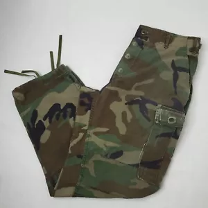 Army Woodland Camo Hot Weather Med Reg. Combat Military Fatigue BDU Cargo Pants - Picture 1 of 12