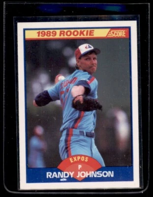 1989 Score #645 Randy Johnson RC - Image 1 of 2
