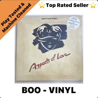 ASPECTS OF LOVE - ANDREW LLOYD WEBBER - GATEFOLD DOUBLE VINYL ALBUM EX / EX CON - Image 1 of 4