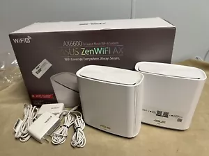 ASUS ZenWiFi AX6600 Tri-Band Mesh WiFi 6 System XT8 2PK 5500 SqFt - Great Deal! - Picture 1 of 7