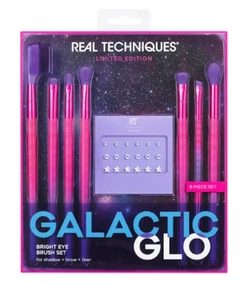 Real Techniques Make-up Pinsel Set, 8 Stück, Limited Edition, Lila/Rosa - Bild 1 von 3