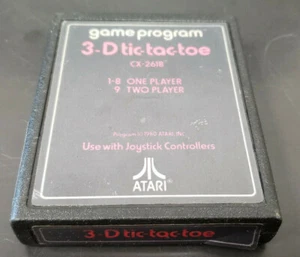 Tic-Tac-Toe vintage 3D CX-2618 (Atari 2600, 1980) - Imagen 1 de 2