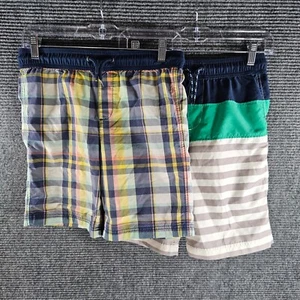 Lands' End Swim Trunks Boys Size Large 10-12 Lot of 2 - Picture 1 of 14