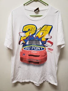 Vintage 90s Jeff Gordon Nutmeg T-Shirt Large L Bust Through Back Hit Nascar - Bild 1 von 7