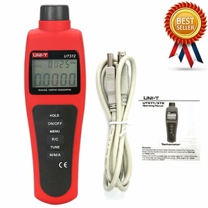 Uni-T Ut372 Digital Laser Foto berührungsloser Drehzahlmesser Weitbereich USB-Schnittstelle✦Kd - Bild 1 von 8
