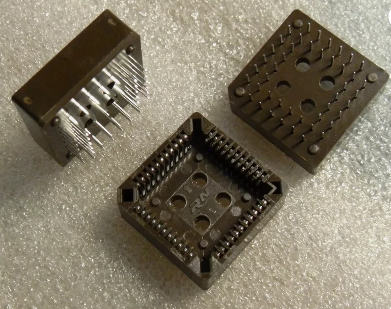 2x 44 pines PLCC Socket RN Robinson Nugent NUEVO PLCCB44-PS-T Foto 1 de 1