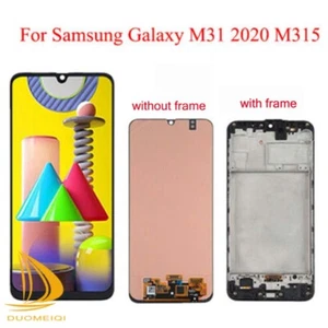 For 6.4"Samsung Galaxy M31 2020 SM-M315 LCD Display Touch Screen Digitizer+Frame - Picture 1 of 13