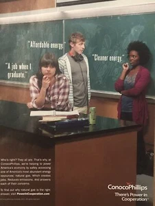 2011 ConocoPhillips Natural Gas PRINT AD Clean Affordable Energy - Cooperation - Picture 1 of 5