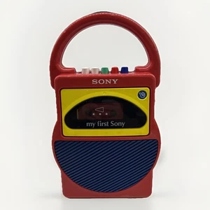 Reproductor de cassette rojo grabadora vintage Sony TCM-4000 “My First Sony” FUNCIONA - Imagen 1 de 6