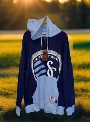 Mitchell & Ness Sweatshirt Hoodie Men XL Kansas City Sporting Soccer - Image 1 of 4