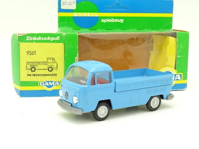 Gama 1/43 - VW Combi T2 Pick Up Blu - Immagine 1 di 2