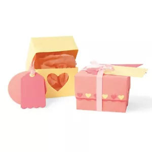 Sizzix Thinlits Plus Box & Labels 10pc set #663853 Retail $57.99 Jenna Rushforth - Picture 1 of 5