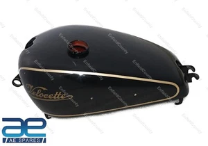 Vintage Velocette Mac 350cc Single 1949 Petrol Gas Fuel Tank Steel Black AEs - Picture 1 of 12
