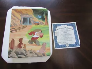 Walt Disney Snow White & the Seven Dwarfs HUMPH Collector Plate 1st - Picture 1 of 5