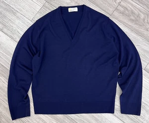 Vintage John Smedley Wool Jumper Pullover Men's Size XL - Picture 1 of 6