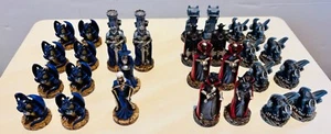 2003 Adams Apple Good VS Evil Gothic Medieval Chess Set*NOT COMPLETE MISSING 2 - Picture 1 of 5
