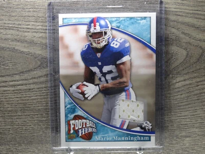 2009 Upper Deck Heroes Jerseys Retail Blue #RJMM Mario Manningham - Image 1 of 2