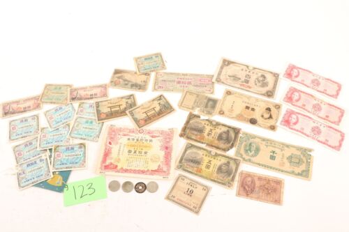 Wwii Era Japanese, Chinese, and Other Asian Currency Lot Wholesale