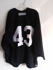 PHOENIX COYOTES Sean Zimmerman worn black CCM #43 practice jersey 2008-09 camps