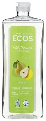 ECOS Dishmate Dish Soap 25 Fl Oz Vegan Hypoallergenic Plant Powered Cleaning - Image 1 of 4